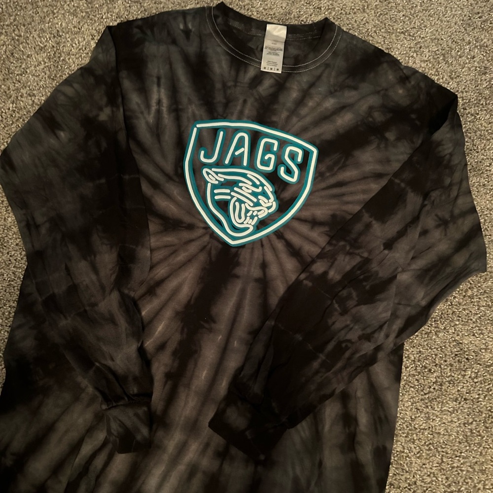 Jacksonville Jaguars Long Sleeve Tie Dye Tee
